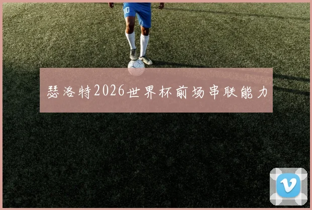 瑟洛特2026世界杯前场串联能力