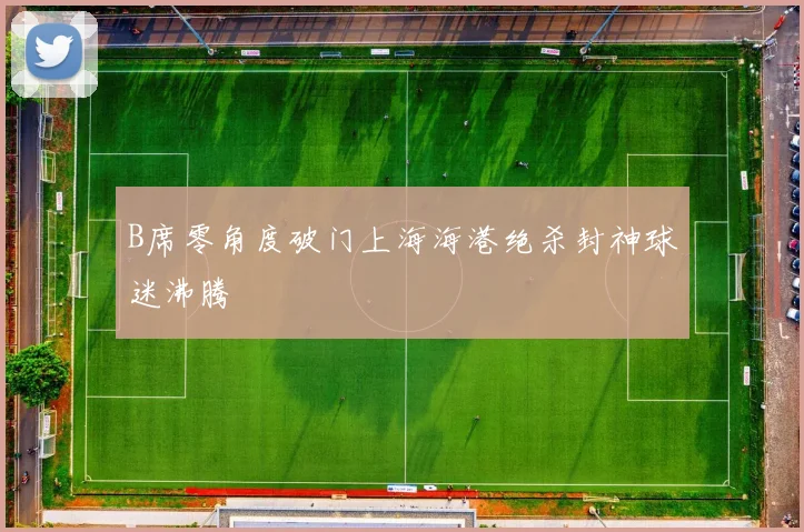 B席零角度破门上海海港绝杀封神球迷沸腾